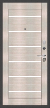 M34 Черный муар вс. сн. Хром вс. вн. Белое стекло Лиственница беленая