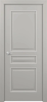 Ампир ДГ ART Classic Т2 Светло-серая эмаль патина серебро (в канавку)