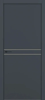 Квалитет К13 Графит премьер мат ALU Черная с 4-х молдинг золото (Mg)