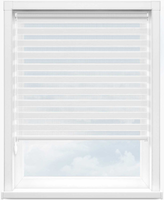 Зебра АДАЖИО 0225 белый, 280 см