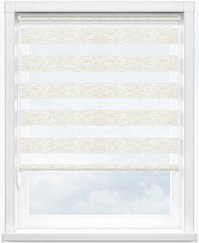 Зебра САХАРА 7425 белый лён, 210 см