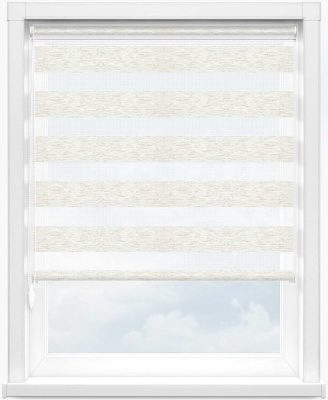 Зебра САХАРА 7425 белый лён, 210 см