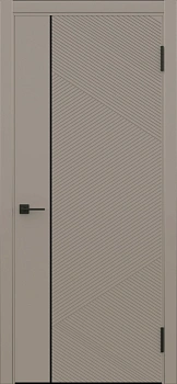 PM 6 ДГ ABS черная с 2-х сторон молдинг ALU Черный