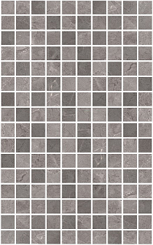 Гран Пале декор мозаичный серый 25х40