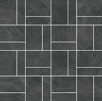 Про Слейт декор мозаичный антрацит 30х30