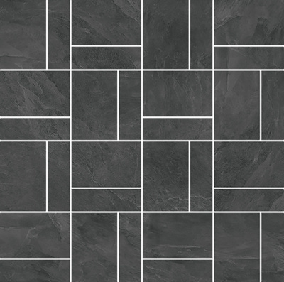 Про Слейт декор мозаичный антрацит 30х30