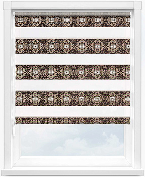 Зебра ДАМАСК 2870 коричневый, 270 см