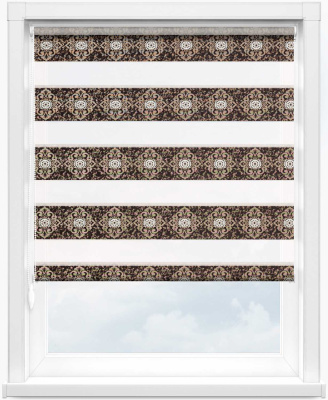 Зебра ДАМАСК 2870 коричневый, 270 см