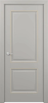 Венеция ДГ ART Classic Т2 Светло-серая эмаль патина золото (в канавку)