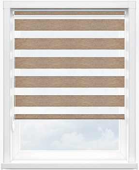 Зебра САХАРА 2406 бежевый, 210 см