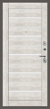 M33 Антик серебро вс. Белое стекло Бетон снежный